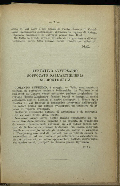 Il diario della nostra guerra : bollettini ufficiali dell'esercito e della marina